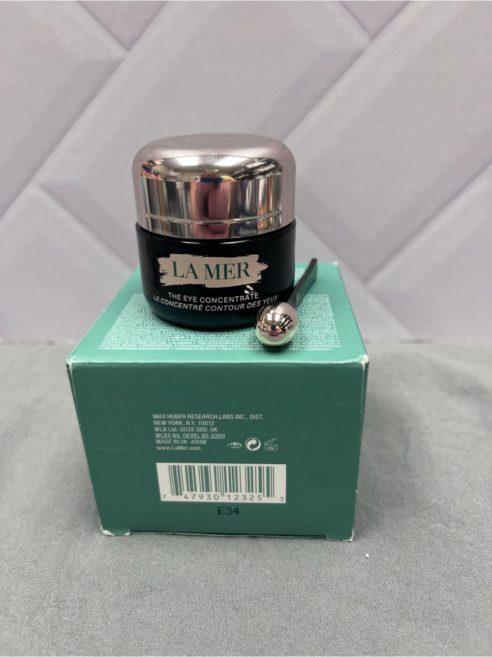 La Mer The Eye Concentrate Eye Cream 0.5 oz / 15 mL w/ Applicator & OPEN Box